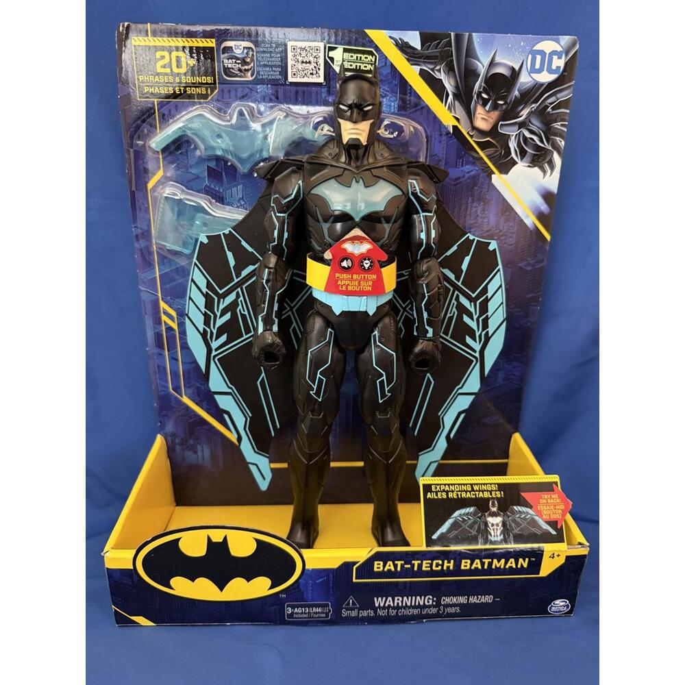 Spin Master Batman Bat-Tech 12" Action Figure rapid change belt interactive toy